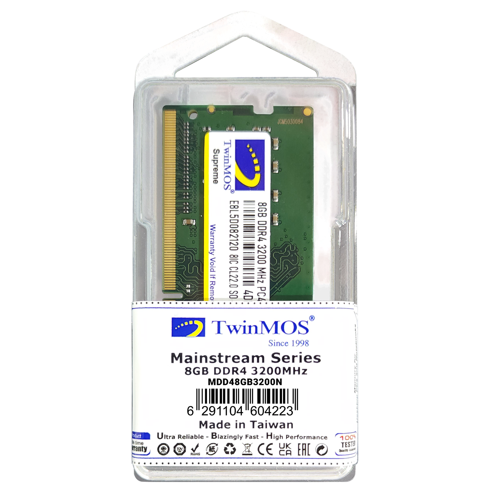 TwinMOS 3200MHz DDR4 SO-DIMM for Laptop