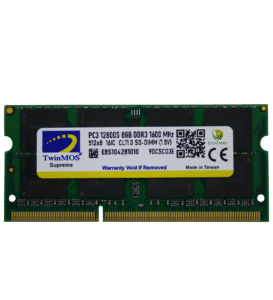 TwinMOS DDR3 1600MHz SO-DIMM for Notebook