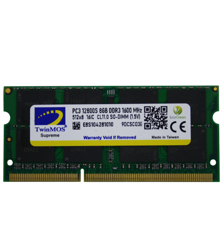 TwinMOS DDR3 1600MHz SO-DIMM for Notebook