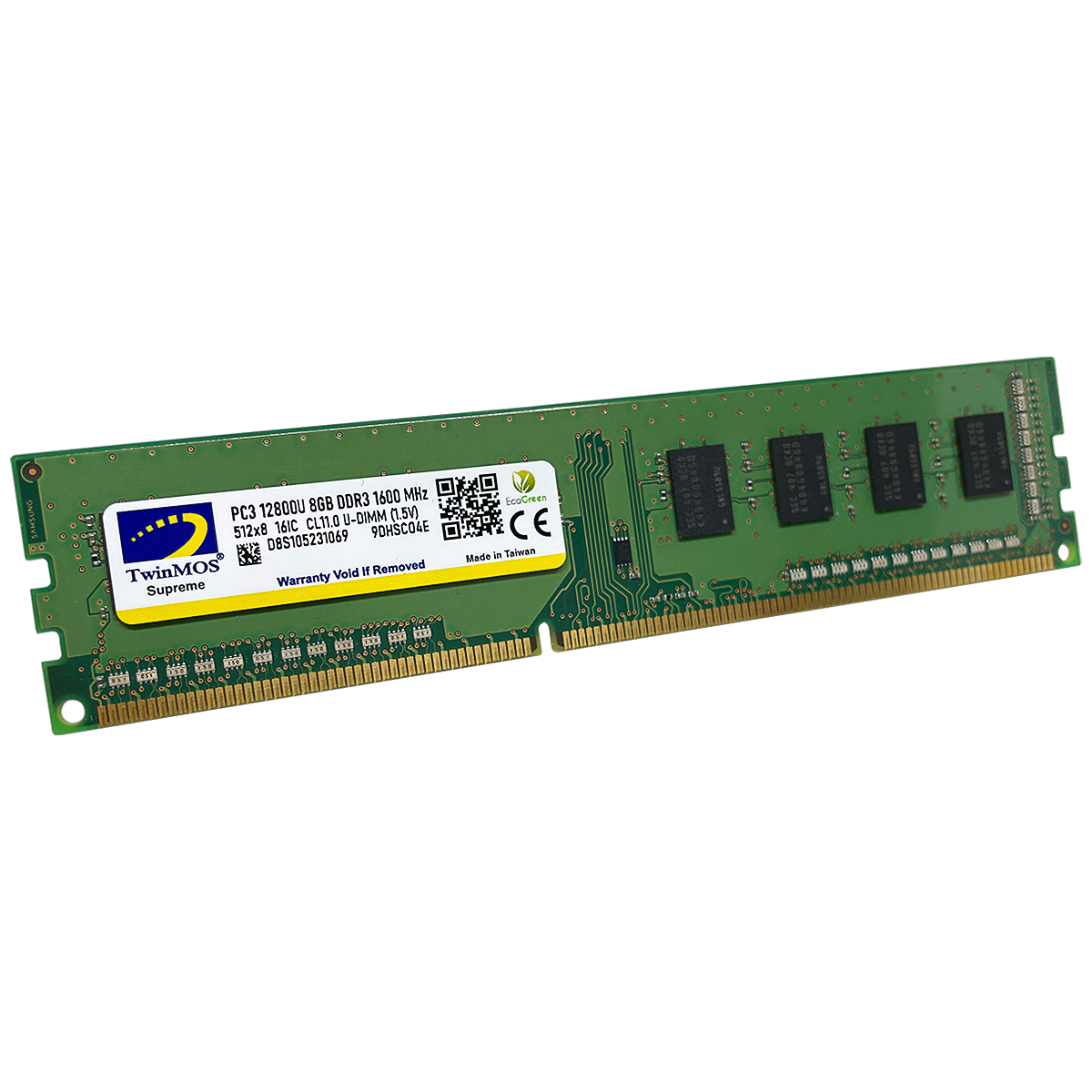 TwinMOS DDR3 1600MHz U-DIMM for Desktop