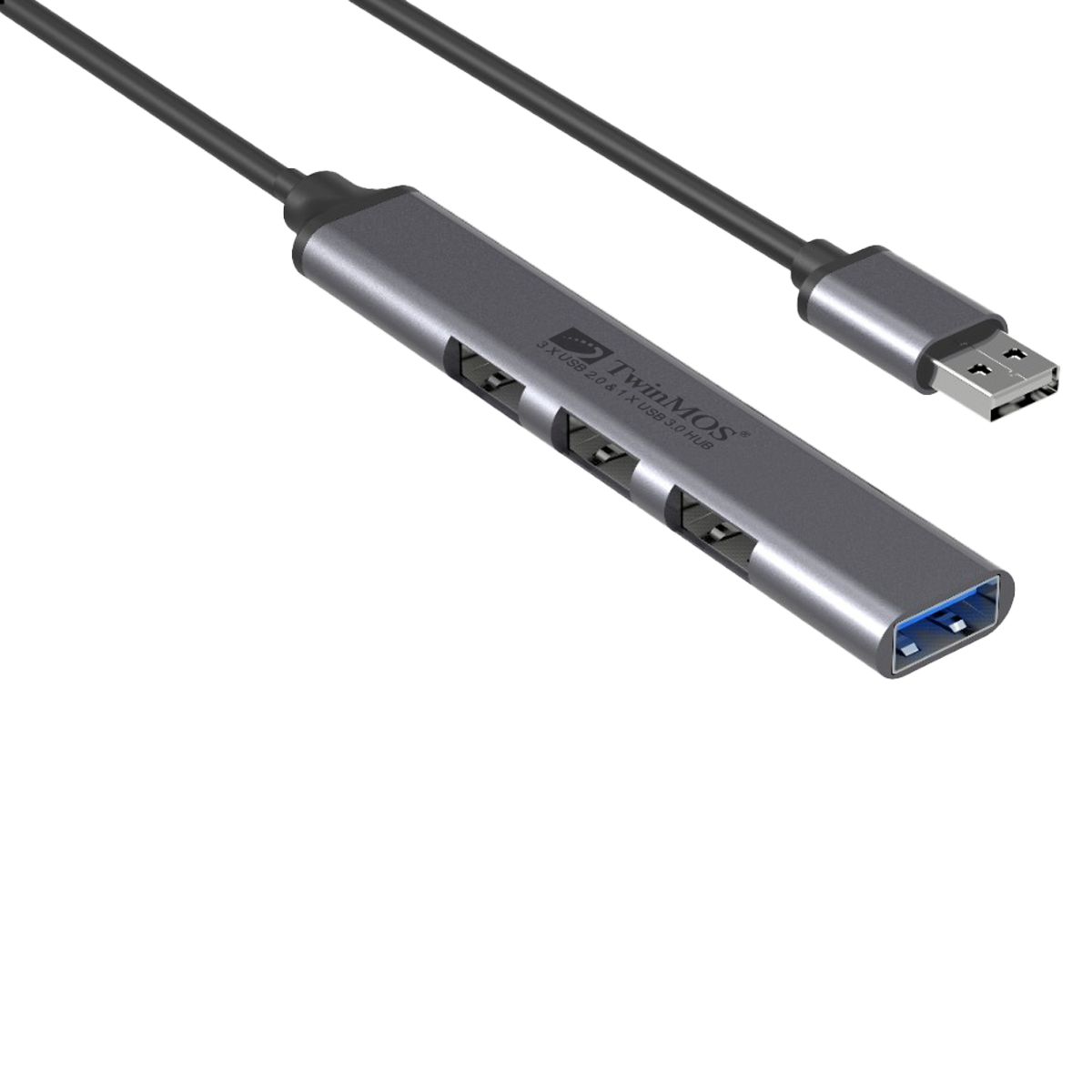 TwinMOS 3 Ports USB 2.0 and 1 Port USB 3.0 HUB - 23L