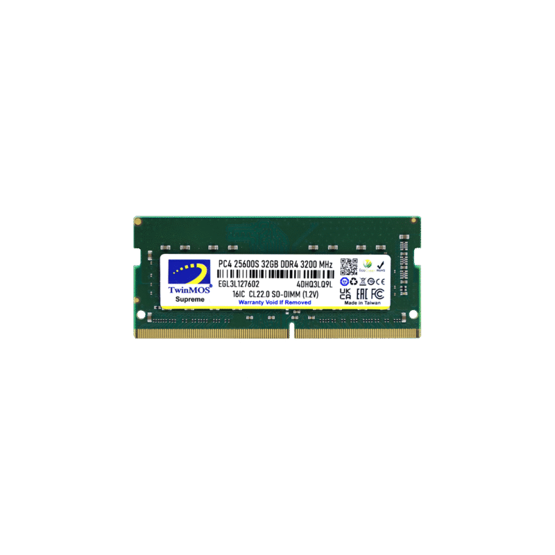 TwinMOS 3200MHz DDR4 SO-DIMM for Laptop