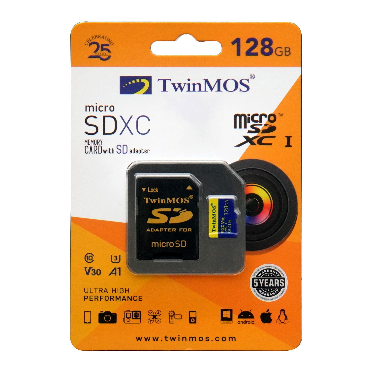 TwinMOS microSDXC Class 10 V30 UHS-3