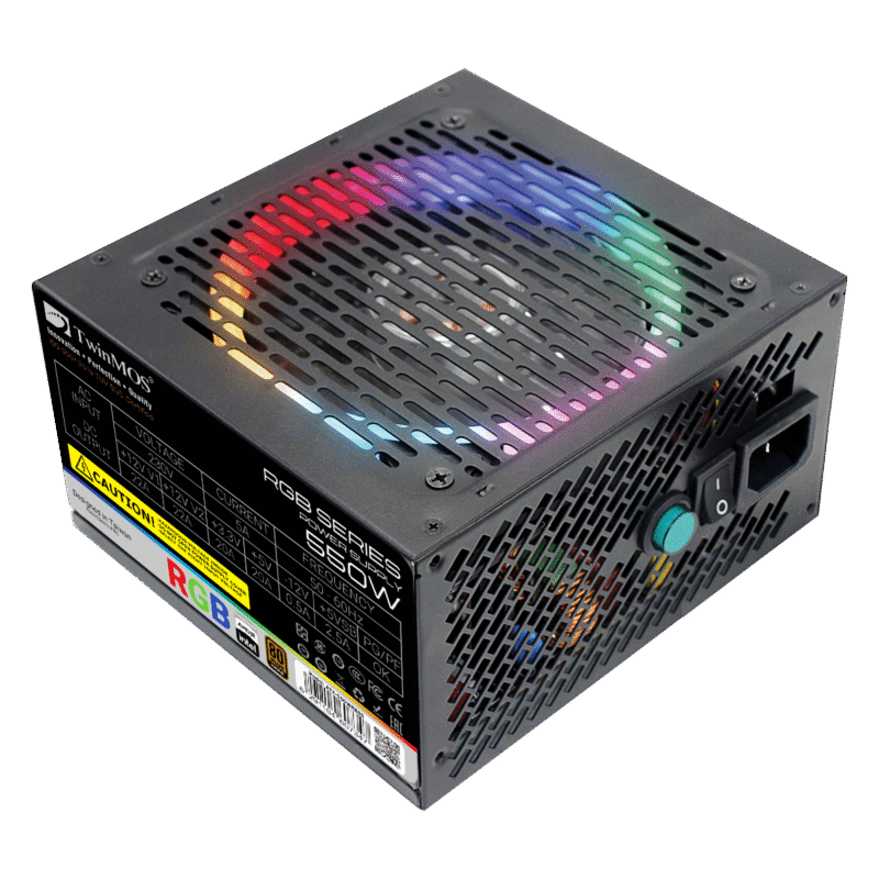 TwinMOS SmartX RGB 80 PLUS Bronze Power Supply- 550W
