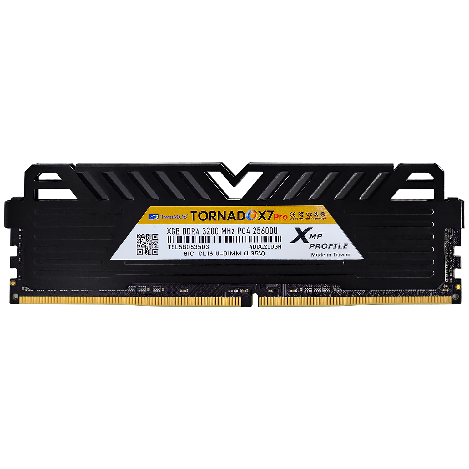 TwinMOS TornadoX7 Pro DDR4 3200MHz CL16 U-DIMM for Desktop